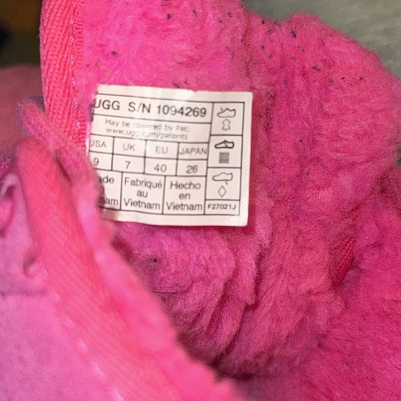***USED** Authentic UGG Womens Neumel Boot Pink Size 9 M - Picture 3 of 6